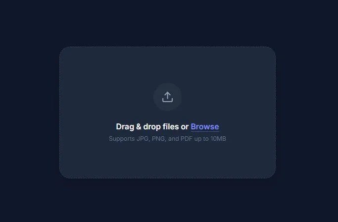 Drag & Drop Uploader Animation