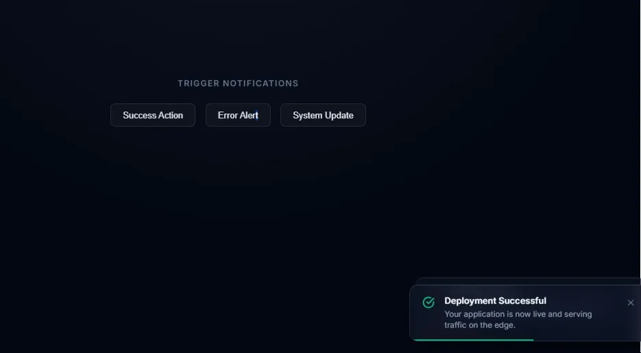 3D Stacking Notification (Toaster) System