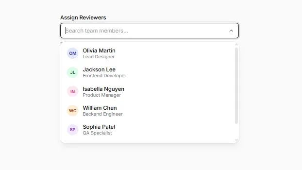 Premium Searchable Multi-Select