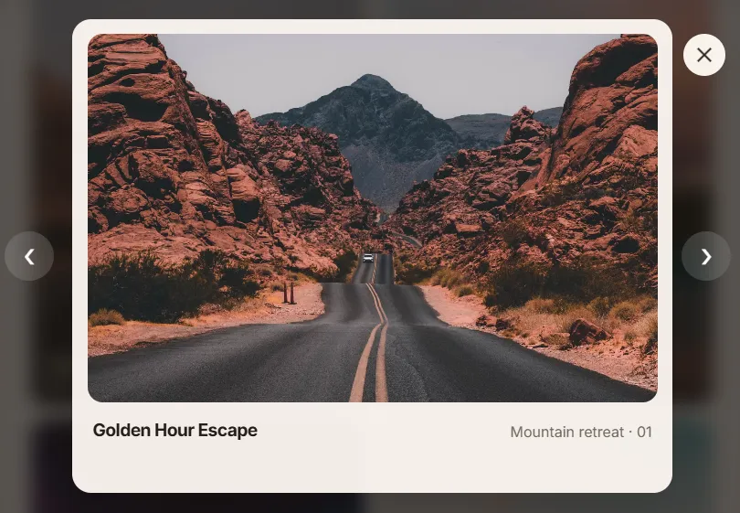 Tap It Bigger: A Lightbox Gallery That Feels Polished