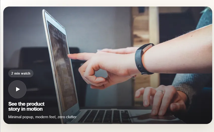 Play the Video Without Leaving the Page
