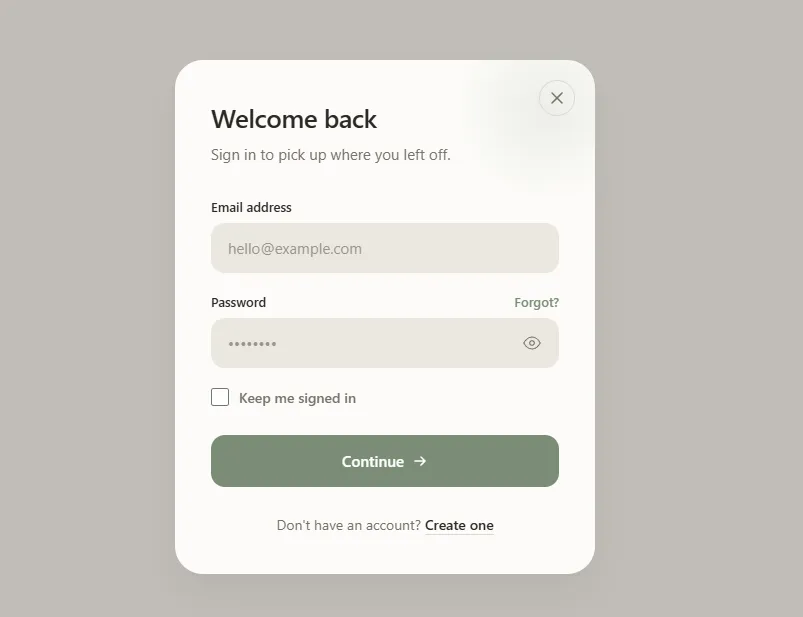 Warm Welcome: A Humanized Login Experience