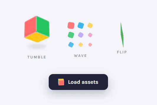 Cube Loader Kit, Tumble, Wave, and Flip