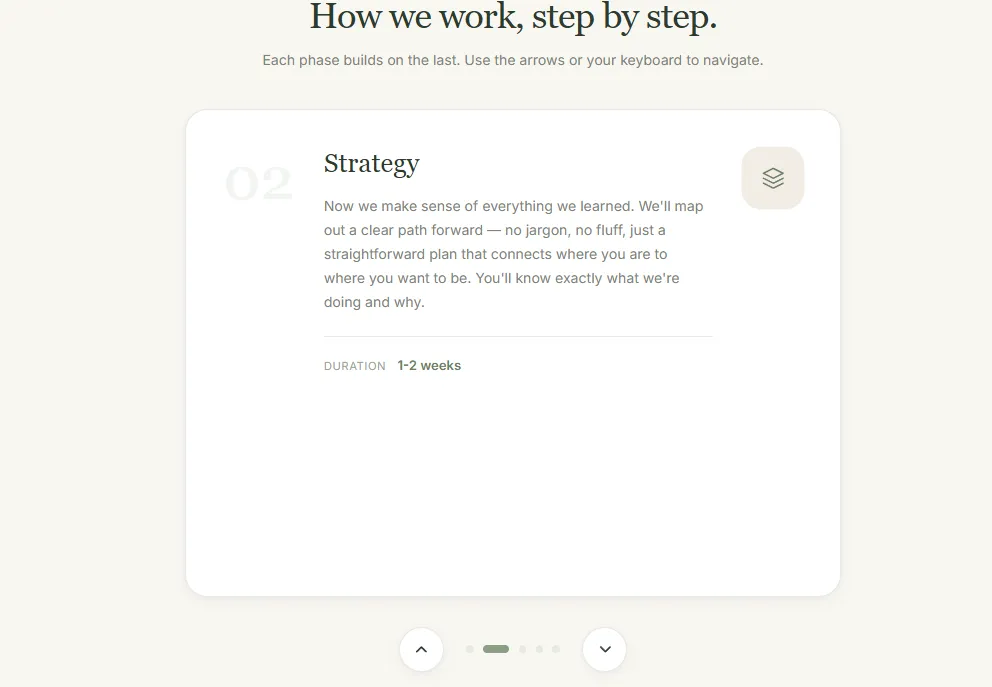 A Stack-Based Vertical Slider