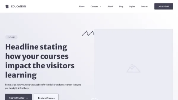 Education: The Complete E-Learning & Institute Starter Site