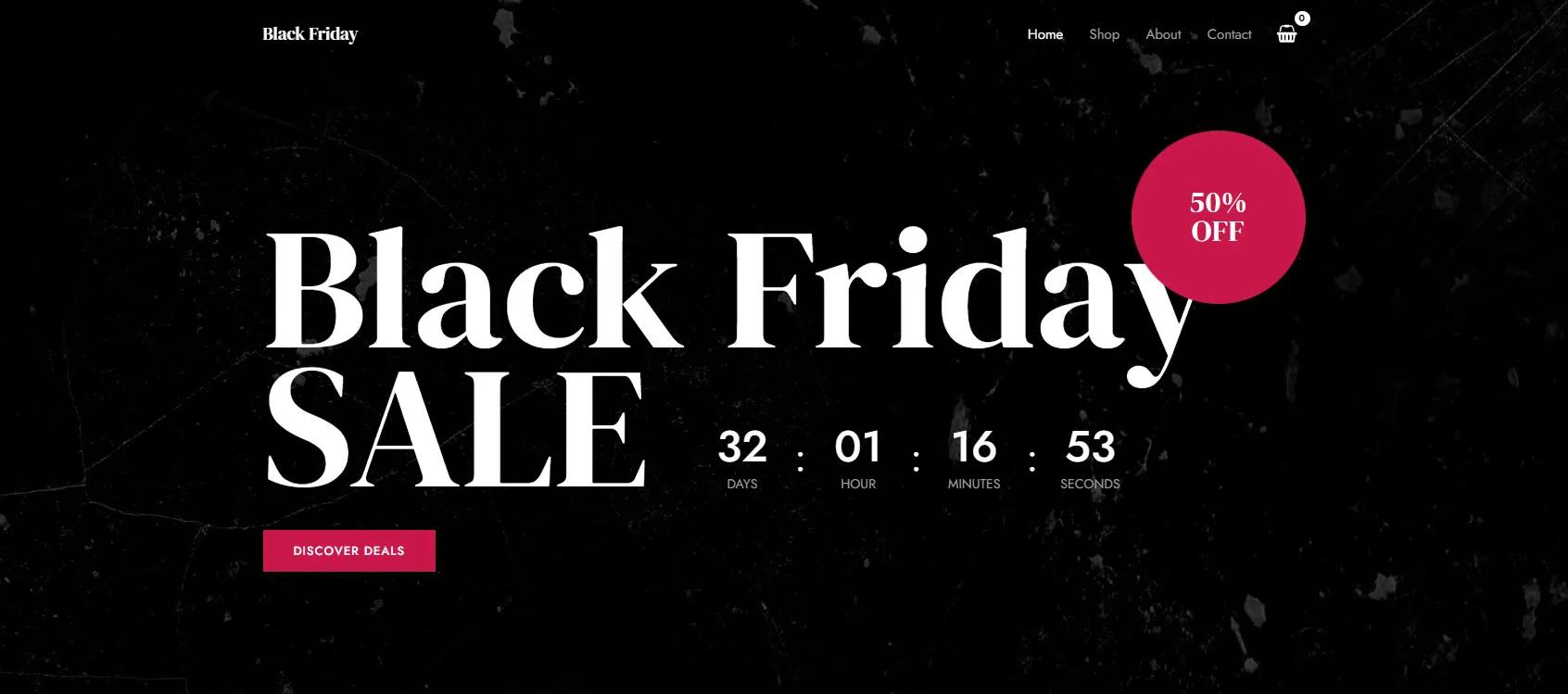 Black Friday Makeup & Cosmetic Theme by Astra