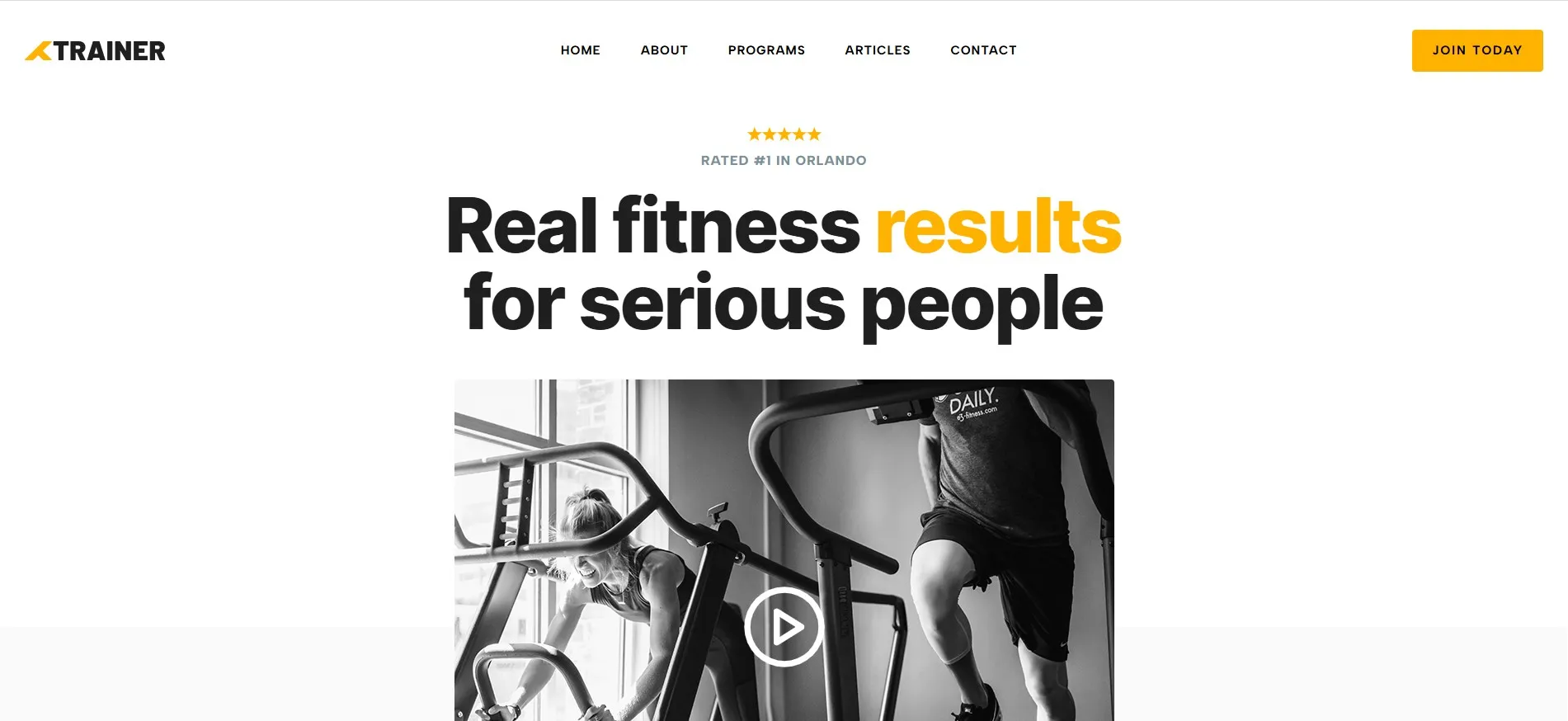 Trainer Theme by Generatepress