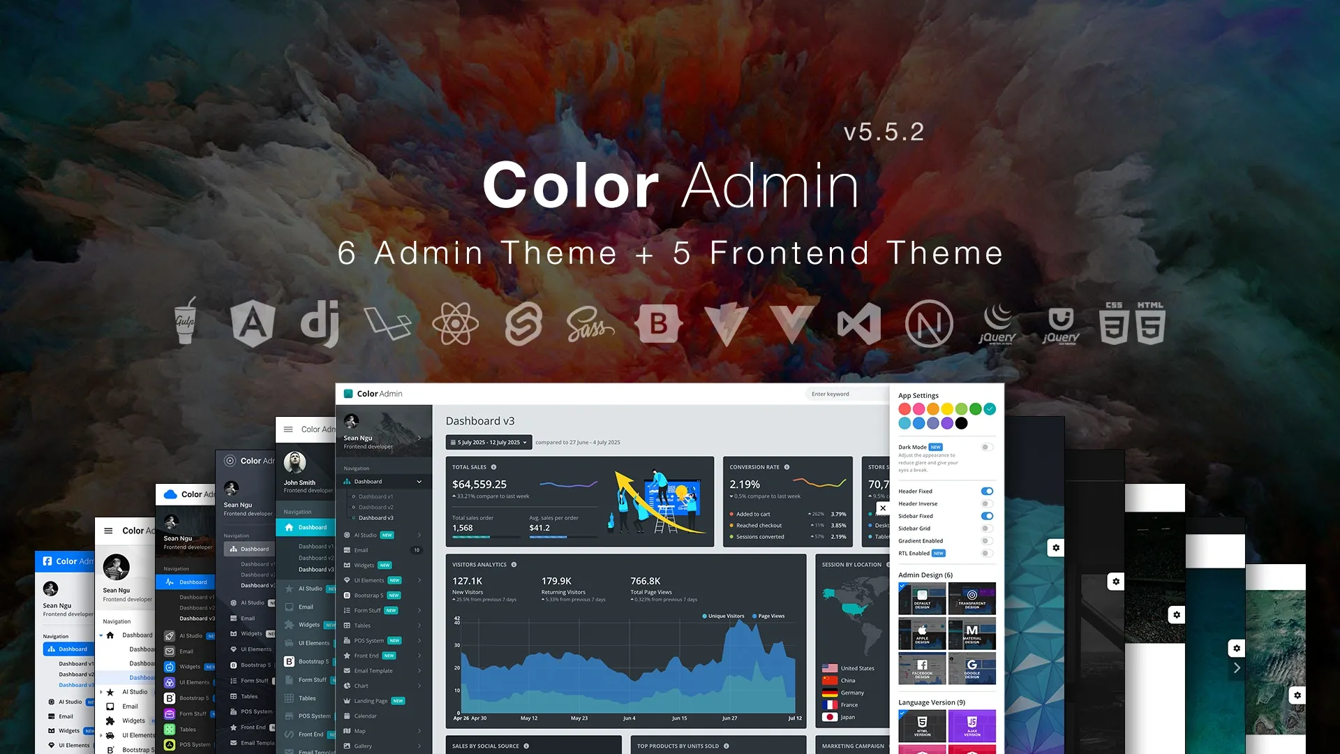 Color Admin - Ultimate Admin & Frontend Kit
